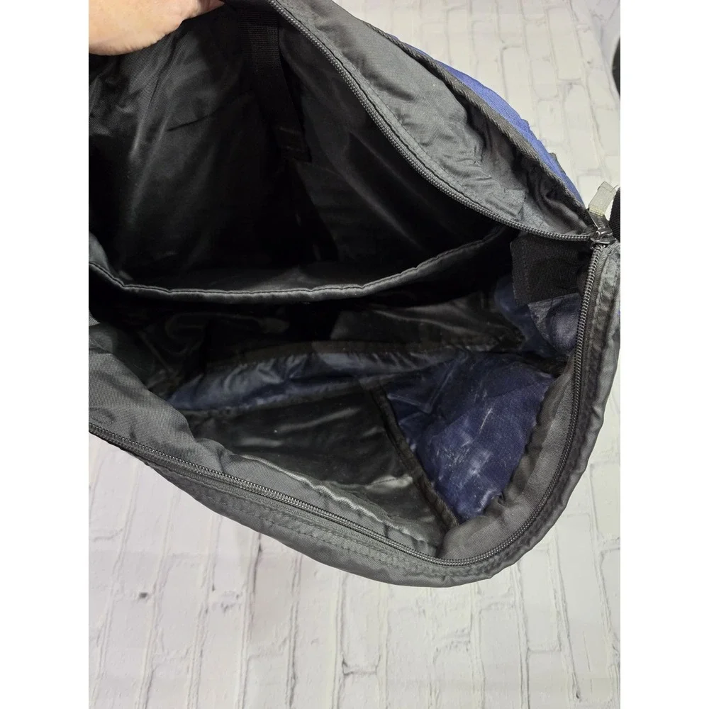 L.L. Bean Messenger Bag Blue Black 18